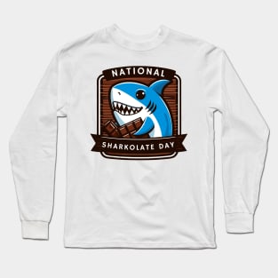 National Sharkolate Day Long Sleeve T-Shirt